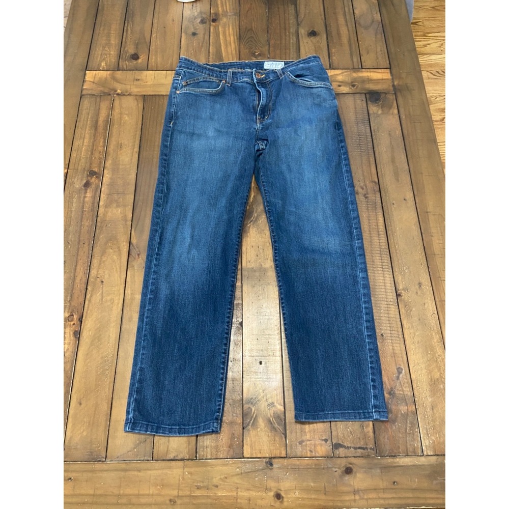 Aviator Travel Jeans Men's 36 Dark Indigo Stretch - Made in USA - Hidden Pocket